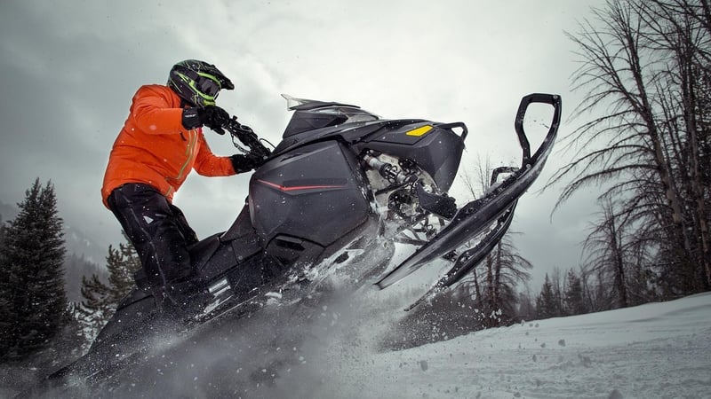 Snowmobiling